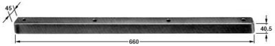 BUTOIR C/C 660X45X40