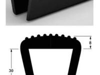 PROFIL PVC DE PROTECTION 30X30 LG 2000MM