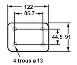 CROCHET A BOULE-4 DIA.13 -85,7X44,5