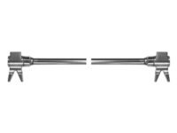 TUBE DE CRÉMONE AVEC PÊNES COURTS SOUDÉS longueur 2 m, ø 20 mm