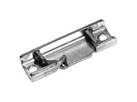 GÂCHE<BR>gauche, à encastrer ø 15 et 16 mm