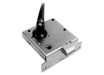 SERRURE DROITE CONTRE-POIGNÉE NOIRE