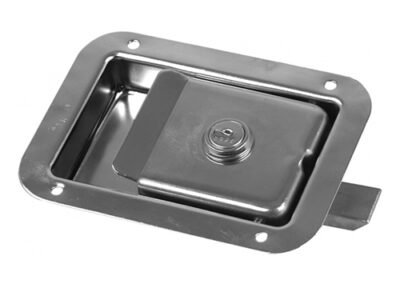 SERRURE À PALETTE avec clé et pêne nylon