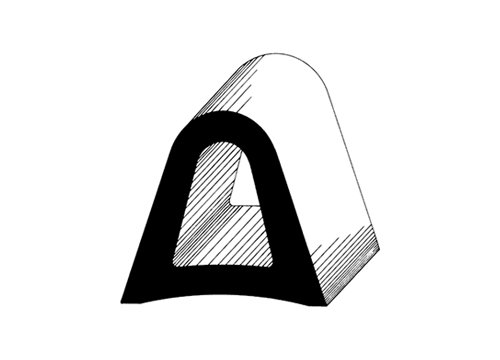 PROFIL BUTOIR DELTA Longueur 2600 mm