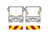 PLAQUES ALUMINIUM POUR PORTEURS 565 x 132 mm, 2 jeux