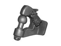 CROCHET MIXTE À BOULE DÉMONTABLE 4 trous ø 10.5 mm, entraxe 83 x 56 mm